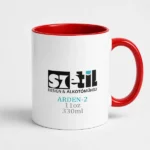 ARDEN-2 Klasszikus bögre színes belső és fül 11oz 330ml