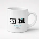 SCALA-0 Fehér kis méretű kerámia bögre 6oz 200ml