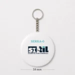 SERRA-0 Kitűző kulcstartó 58mm